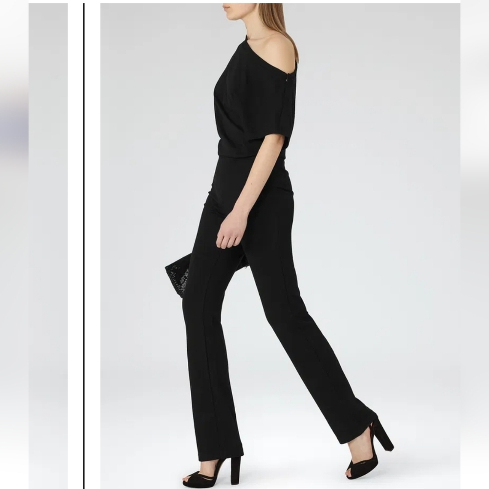 REISS Bjork Jumpsuit In Black Womens Size 0